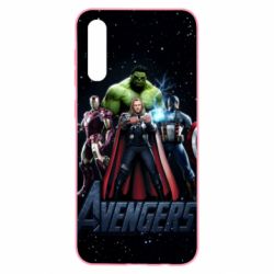 Чехол для Samsung A50 Avengers in space - PrintSalon