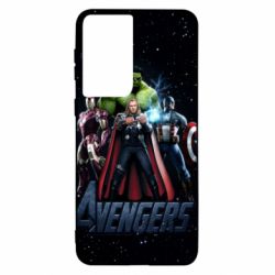 Чехол для Samsung S21 Avengers in space