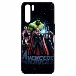 Чехол для Oppo A91/Reno3 Avengers in space - PrintSalon