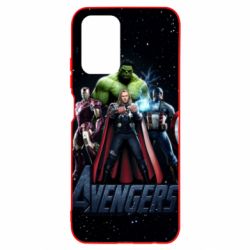 Чехол для Xiaomi Redmi Note 10 Avengers in space - PrintSalon