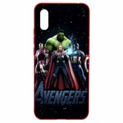 Чехол для Xiaomi Redmi 9a Avengers in space - PrintSalon