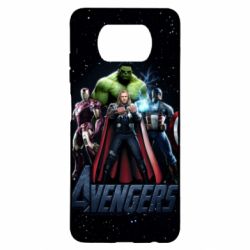 Чехол для Xiaomi Poco X3 Avengers in space - PrintSalon