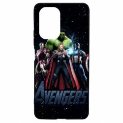 Чехол для Xiaomi Poco F3/K40 Avengers in space - PrintSalon
