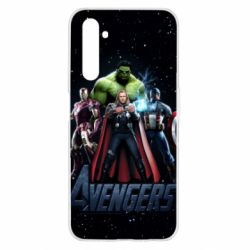 Чехол для Realme 6 Avengers in space - PrintSalon