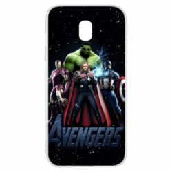 Чехол для Samsung J3 2017 Avengers in space - PrintSalon