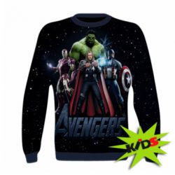 Детский 3D свитшот Avengers in space - PrintSalon
