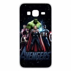 Чехол для Samsung J3 2016 Avengers in space - PrintSalon