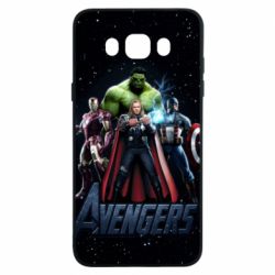 Чехол для Samsung J7 2016 Avengers in space - PrintSalon