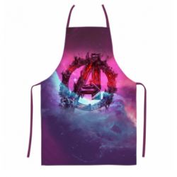 Фартух з 3D принтом Avengers logo and space - PrintSalon