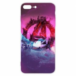 Чохол для iPhone 7 Plus Avengers logo and space - PrintSalon
