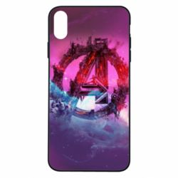 Чохол для iPhone Xs Max Avengers logo and space - PrintSalon