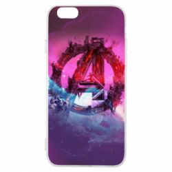 Чохол для iPhone 6/6S Avengers logo and space - PrintSalon