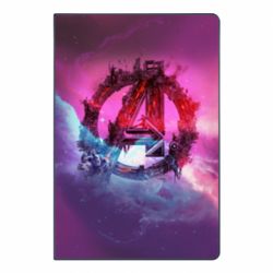 Блокнот з принтом Avengers logo and space - PrintSalon