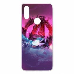 Чохол для Xiaomi Redmi 7 Avengers logo and space - PrintSalon