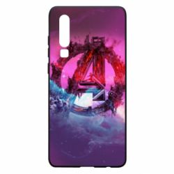 Чохол для Huawei P30 Avengers logo and space - PrintSalon