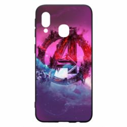 Чохол для Samsung A40 Avengers logo and space - PrintSalon