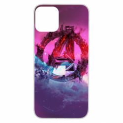 Чохол для iPhone 11 Avengers logo and space - PrintSalon