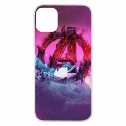 Чохол для iPhone 11 Pro Avengers logo and space - PrintSalon