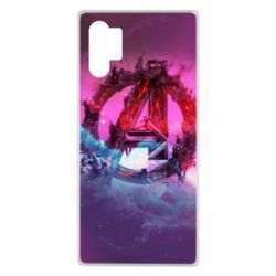 Чохол для Samsung Note 10 Plus Avengers logo and space