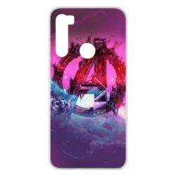 Чохол для Xiaomi Redmi Note 8 Avengers logo and space - PrintSalon
