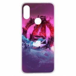 Чохол для Xiaomi Redmi Note 7 Avengers logo and space - PrintSalon