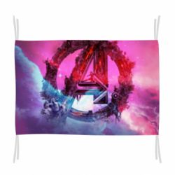 Флаг Avengers logo and space