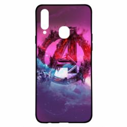 Чохол для Samsung A20s Avengers logo and space - PrintSalon