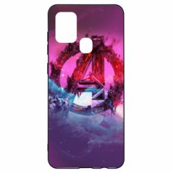 Чохол для Samsung A21s Avengers logo and space - PrintSalon