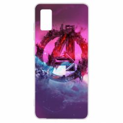 Чохол для Samsung A41 Avengers logo and space - PrintSalon