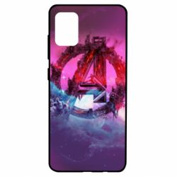 Чохол для Samsung A51 Avengers logo and space
