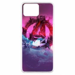 Чохол для Oppo A73Avengers logo and space - PrintSalon