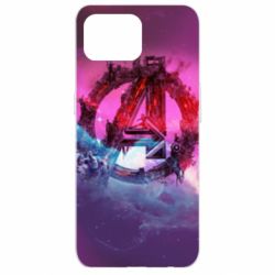 Чохол для Oppo Reno 4 Lite Avengers logo and space - PrintSalon