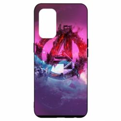 Чохол для Oppo Reno 5 4G Avengers logo and space - PrintSalon