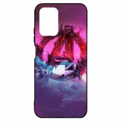 Чохол для Xiaomi Redmi Note 10 Avengers logo and space - PrintSalon