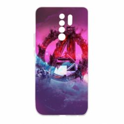 Чохол для Xiaomi Redmi 9 Avengers logo and space - PrintSalon