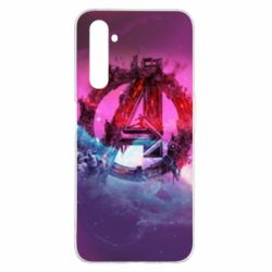 Чохол для Realme 6 Pro Avengers logo and space - PrintSalon