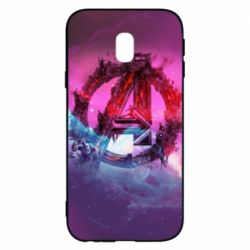 Чохол для Samsung J3 2017 Avengers logo and space - PrintSalon