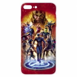 Чехол для iPhone 7 Plus Avengers on fire - PrintSalon