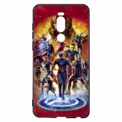 Чехол для Meizu Note 8 Avengers on fire - PrintSalon