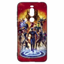 Чехол для Meizu X8 Avengers on fire - PrintSalon