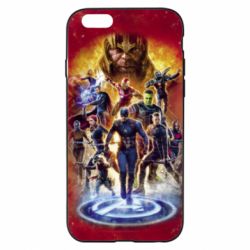 Чехол для iPhone 6/6S Avengers on fire - PrintSalon
