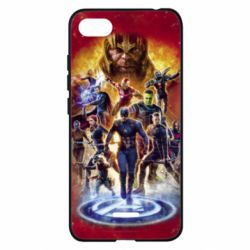 Чехол для Xiaomi Redmi 6A Avengers on fire - PrintSalon