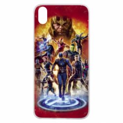 Чехол для Xiaomi Redmi 7A Avengers on fire - PrintSalon