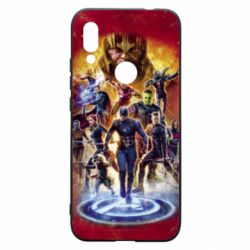 Чехол для Xiaomi Redmi 7 Avengers on fire - PrintSalon