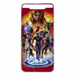 Чехол для Samsung A80 Avengers on fire - PrintSalon