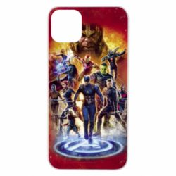 Чехол для iPhone 11 Pro Max Avengers on fire - PrintSalon