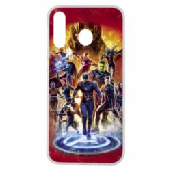 Чехол для Samsung M30 Avengers on fire - PrintSalon