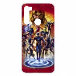 Чехол для Xiaomi Redmi Note 8 Avengers on fire - PrintSalon