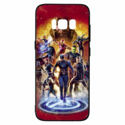 Чехол для Samsung S8 Avengers on fire - PrintSalon