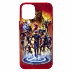 Чехол для iPhone 12 mini Avengers on fire - PrintSalon
